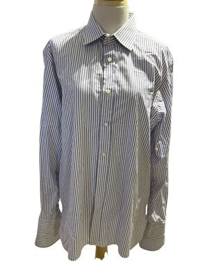 Ralph Lauren Purple Label
Vintage Men's Cotton Long Sleeve
Dress Shirt 16.5